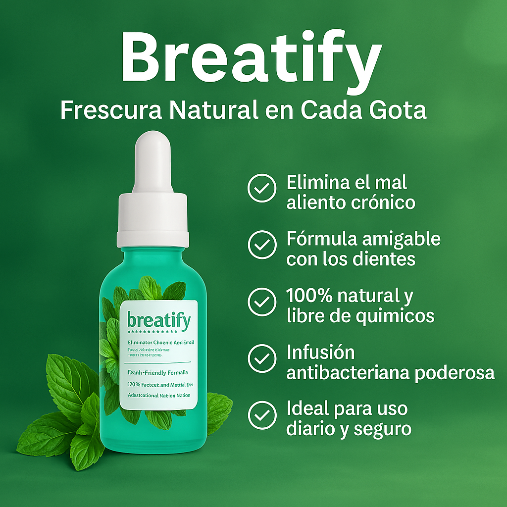 Breatify – Frescura natural en cada gota.