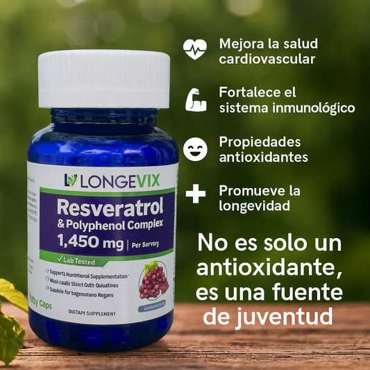 Resveratrol| Luce radiante desde adentro.
